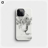 Flowers in a vase - Jean Bernard Phone Case.