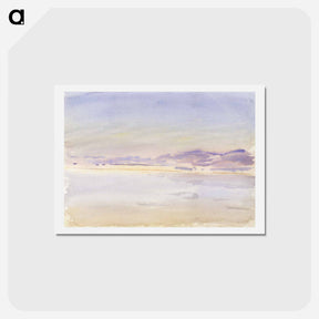 アートポストカード-Sunset at Sea - ジョン シンガー サージェント Postcard.