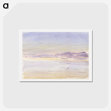 アートポストカード-Sunset at Sea - ジョン シンガー サージェント Postcard.