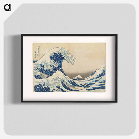 アートポスター-Under the Wave off Kanagawa - 葛飾 北斎 Poster.