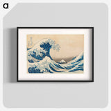 Under the Wave off Kanagawa - 葛飾 北斎 Poster.