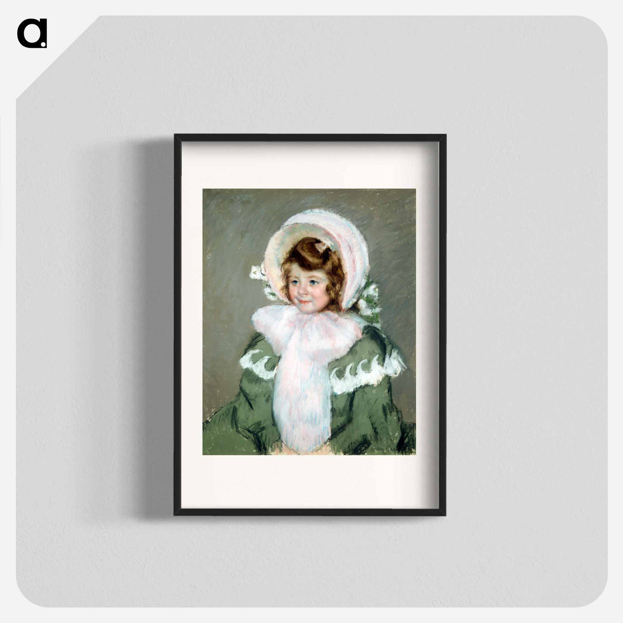 Child in Green Coat - Mary Cassatt Poster.