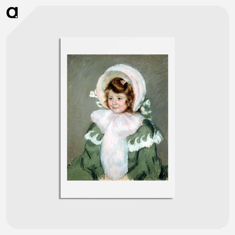 アートポストカード-Child in Green Coat - メアリー カサット Postcard.
