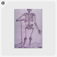 アートポストカード-Bone Structure Illustration
 - 国立医学図書館 Postcard.