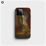 Symbolic Head - Odilon Redon Phone Case.