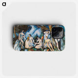 The Large Bathers - Paul Cezanne Phone Case.