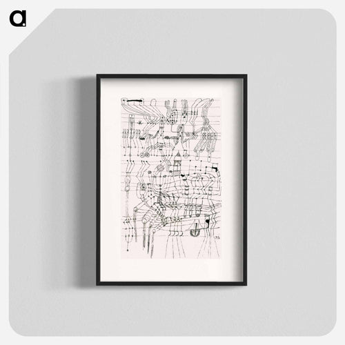 Drawing Knotted in the Manner of a Net
 - パウル クレー Poster.