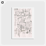 Drawing Knotted in the Manner of a Net
 - パウル クレー Postcard.