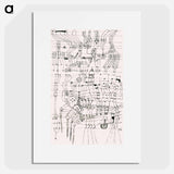 Drawing Knotted in the Manner of a Net
 - パウル クレー Poster.