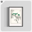 アートポスター-Japanese White-eye and Osmanthus Fragrans
 - 鳥類図鑑 Poster.
