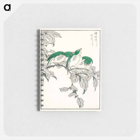 アートメモ帳-Japanese White-eye and Osmanthus Fragrans
 - 鳥類図鑑 Memo.