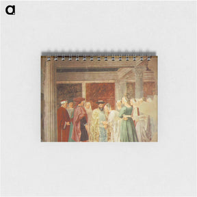 アートメモ帳-Meeting between the Queen of Sheba and King Solomon - ピエロ デラ フランチェスカ Memo.