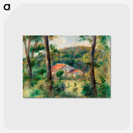 アートポストカード-Environs of Briey - ピエール オーギュスト ルノワール Postcard.