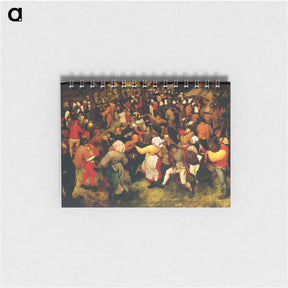 アートメモ帳-The Wedding Dance in the open air - ピーター ブリューゲル Memo.