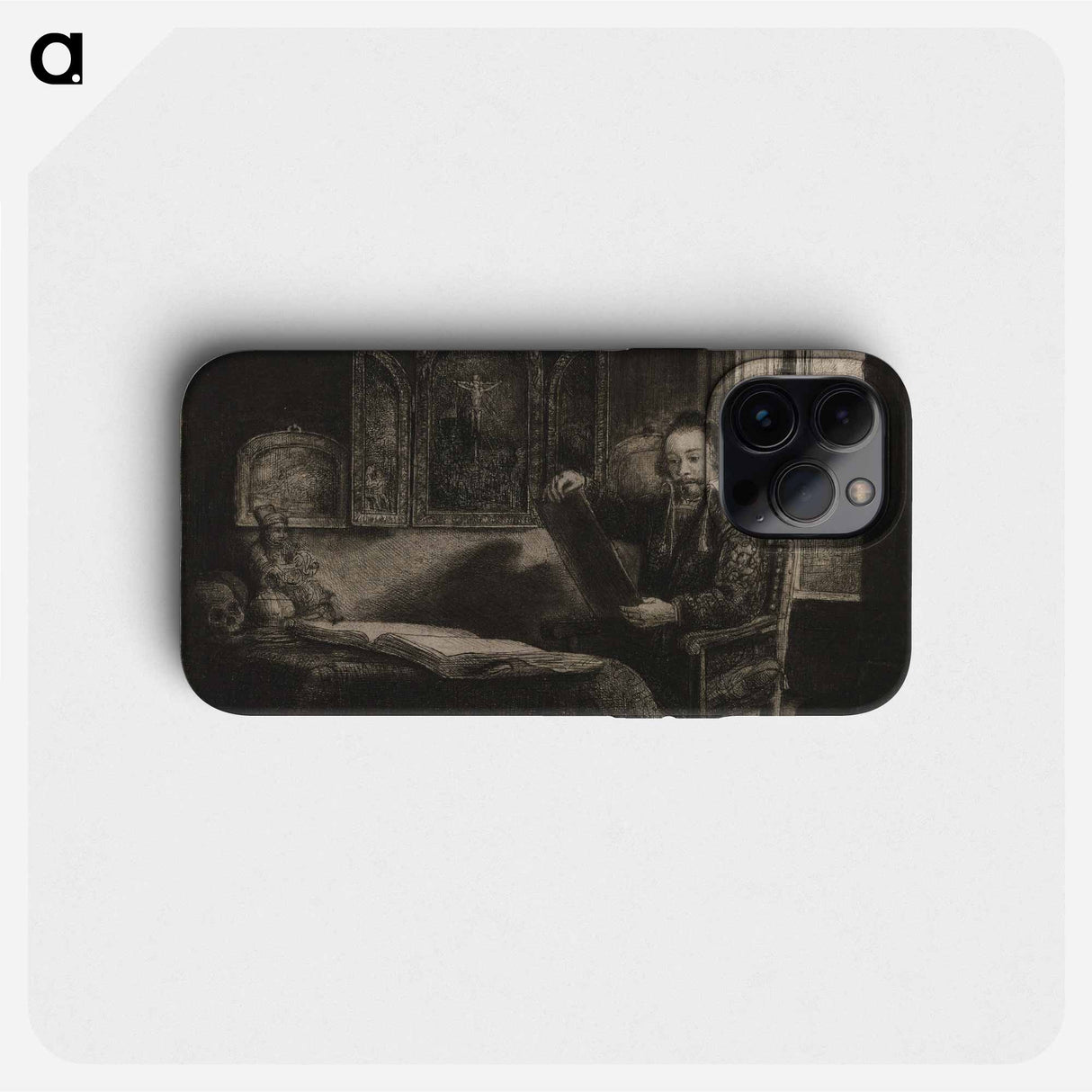 薬剤師アブラハム・フランセン - レンブラント ファン レイン Phone Case.