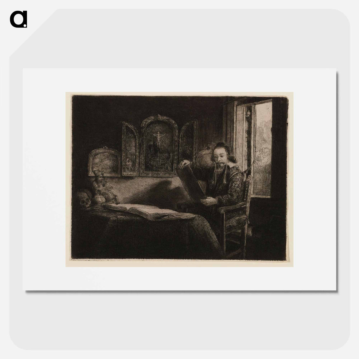 Abraham Francen - Rembrandt van Rijn Poster.