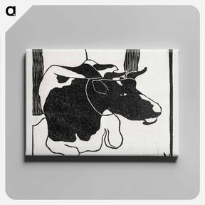 アートパネル-Lying Cow
 - サミュエル ジェスルン Canvas.
