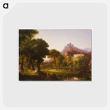 アートポストカード-Dream of Arcadia - トーマス コール Postcard.