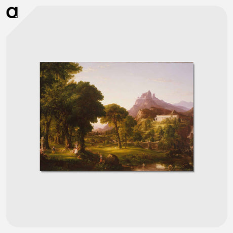 アートポストカード-Dream of Arcadia - トーマス コール Postcard.