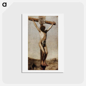 アートポストカード-The Crucifixion - トーマス エイキンズ Postcard.