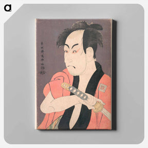 アートパネル-Ichikawa Omezō I in the Role of Yakko Ippei from the Play Koinyōbō Somewake Tazuna - 東洲斎 写楽 Canvas.