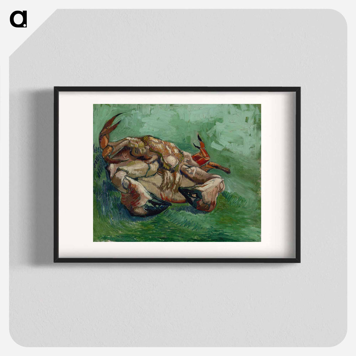 Crab on its Back - Vincent van Gogh Poster.