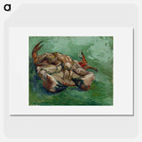 Crab on its Back - Vincent van Gogh Poster.