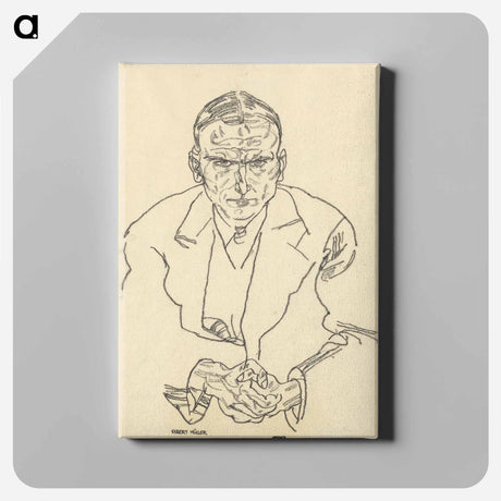アートパネル-Robert Müller Portrait
 - ウィーン博物館 Canvas.