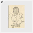 アートポストカード-Robert Müller Portrait
 - ウィーン博物館 Postcard.