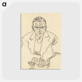 アートポストカード-Robert Müller Portrait
 - ウィーン博物館 Postcard.