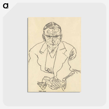アートポストカード-Robert Müller Portrait
 - ウィーン博物館 Postcard.