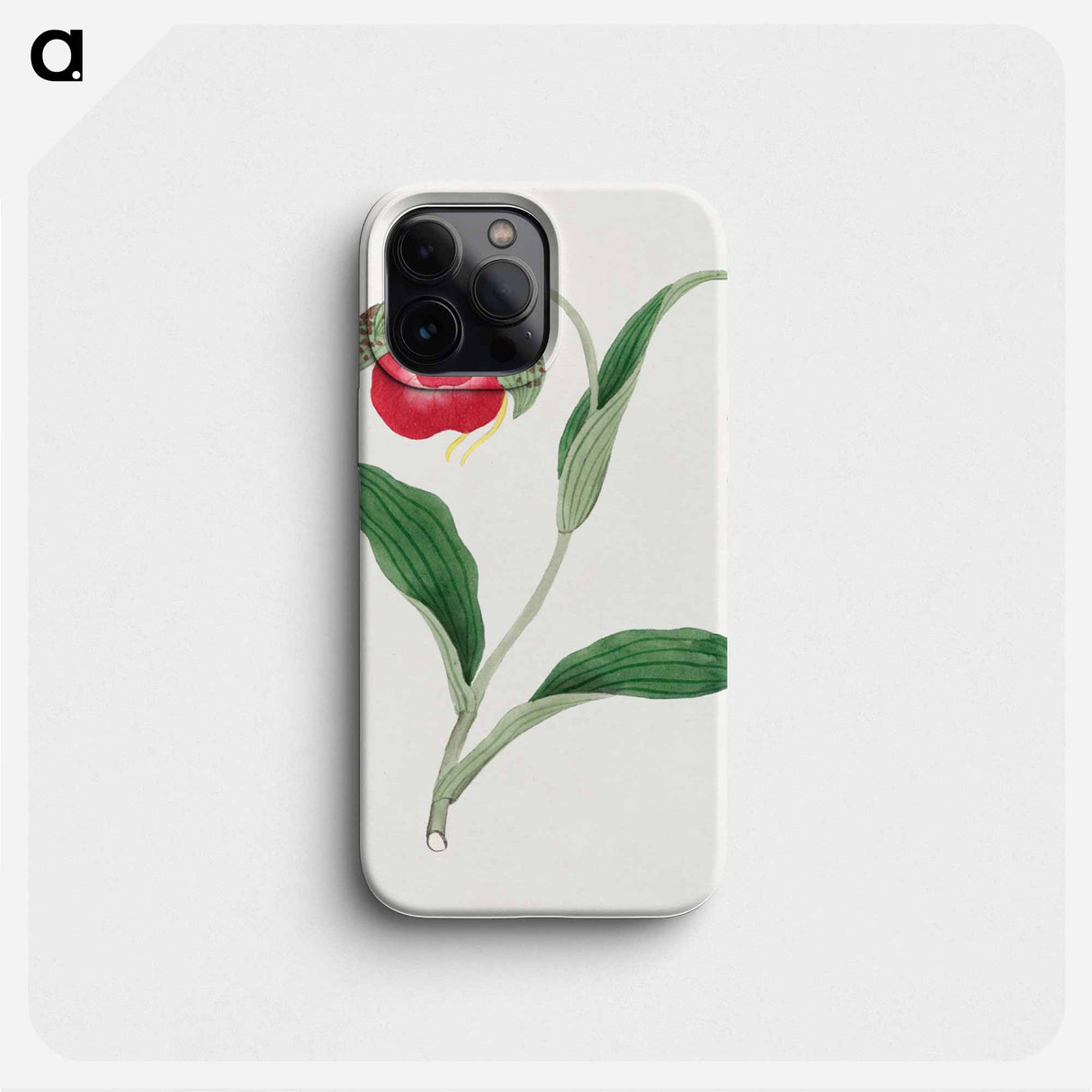 Atsumori - 19世紀の日本の花 Phone Case.