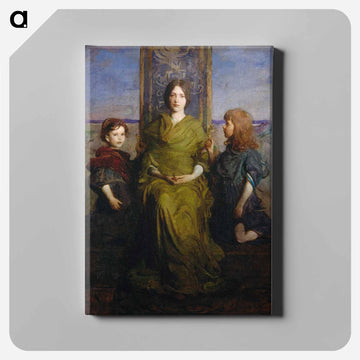 Virgin Enthroned - アボット ハンダーソン セイヤー Canvas.