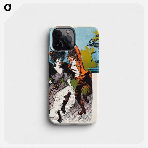 Dancing Poster - アドルフ レオン ウィレット Phone Case.