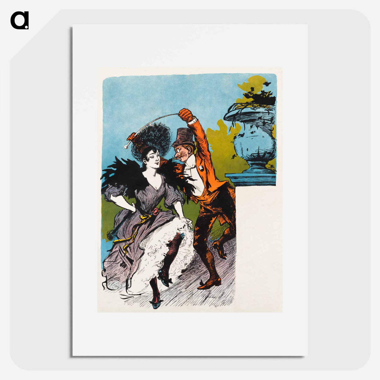 Dancing Poster - アドルフ レオン ウィレット Poster.