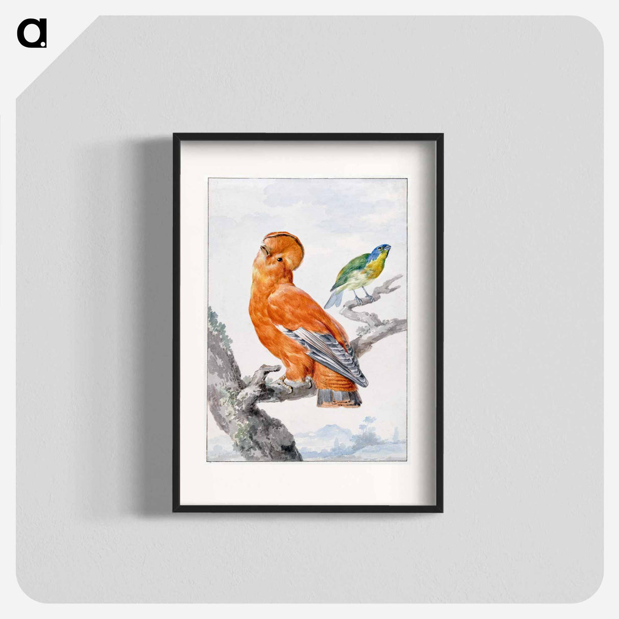 Two Exotic Birds - アールト シューマン Poster.