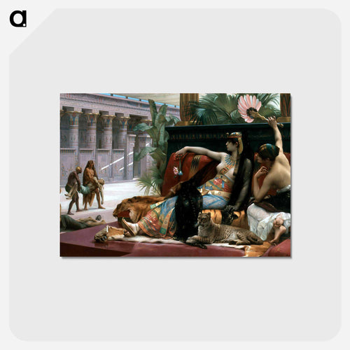 Cléopatre essayant des poisons sur des condamnés à mort - アレクサンドル カバネル Postcard.