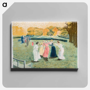 Le Colin-Maillard - アレクサンドル ルノア Canvas.