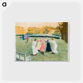 アートポストカード-Le Colin-Maillard - アレクサンドル ルノア Postcard.