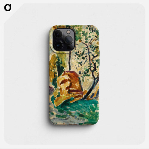 Tree and Rock - アルフレッド ヘンリー マウラー Phone Case.
