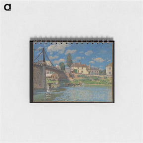 アートメモ帳-The Bridge at Villeneuve-la-Garenne - アルフレッド シスレー Memo.