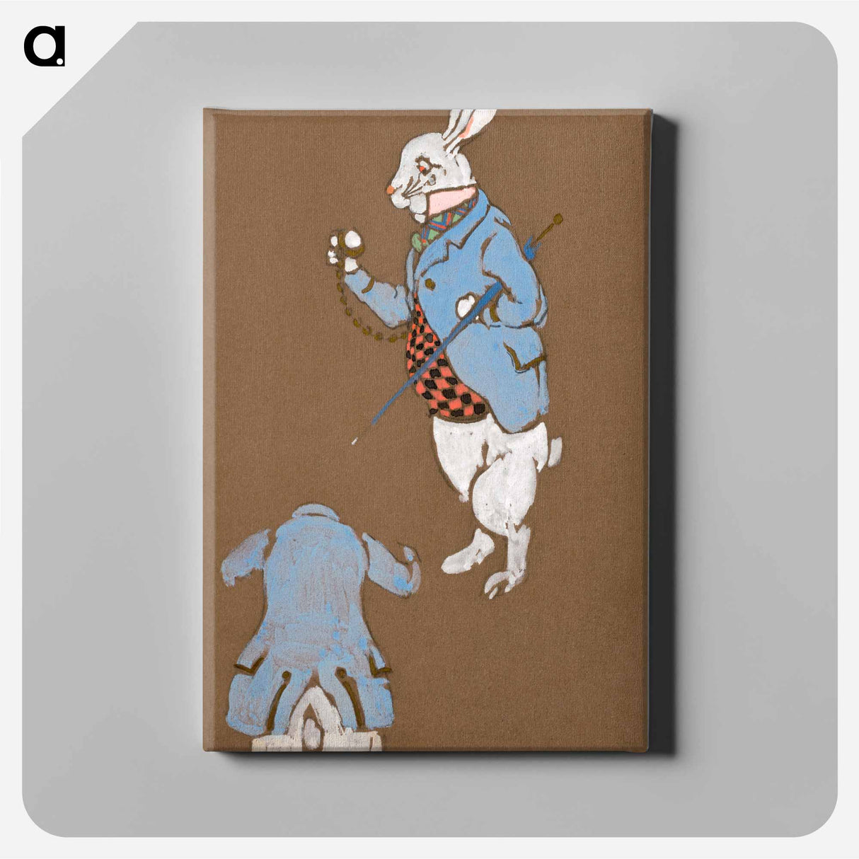 White Rabbit Costume Design for Alice in Wonderland - Alice in Wonderland Canvas.