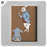 White Rabbit Costume Design for Alice in Wonderland - Alice in Wonderland Canvas.