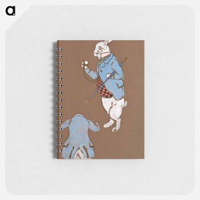 アートメモ帳-White Rabbit Costume Design for Alice in Wonderland - 不思議の国のアリス Memo.