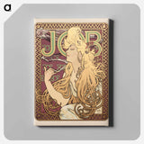 Job - Alphonse Mucha Canvas.