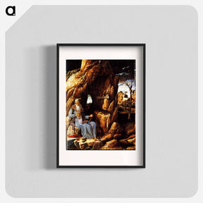 アートポスター-St. Jerome in the Wilderness - アンドレア マンテーニャ Poster.