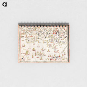 アートメモ帳-Forts Zeelandia and Provintia and the City of Tainan - アンティーク地図 Memo.