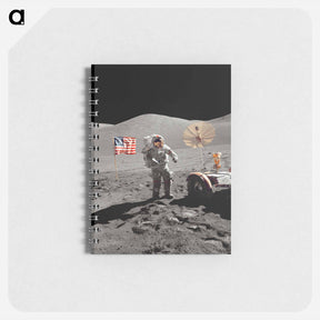 アートメモ帳-Apollo 17 - アポロ月面着陸 Memo.