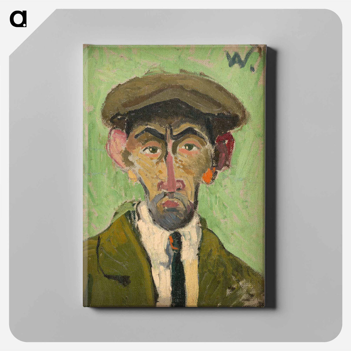 Self-portrait - アーノルド ピーター ワイズ クビンチャン Canvas.