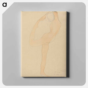 アートパネル-Dancing Figure - オーギュスト ロダン Canvas.